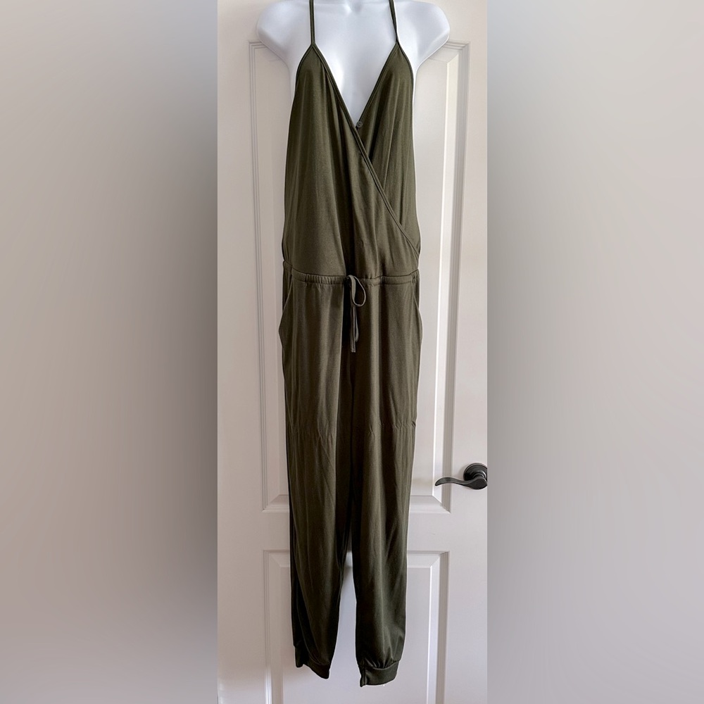 Olive Green Women's Jumpsuit size Medium